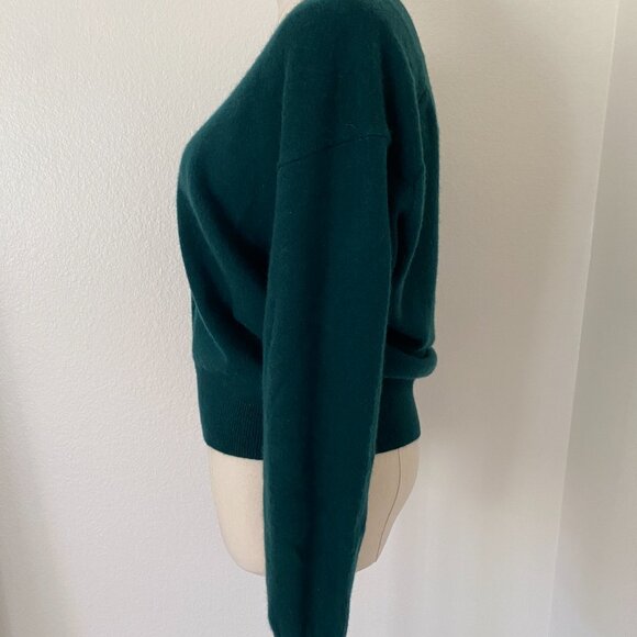 NWT White + Warren Cashmere Core V Neck Pullover Sweater - S - Picture 2 of 7